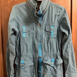 KUHL Women’s Blue Rekon Utility Military Full Zip Jacket Size XS Hiking